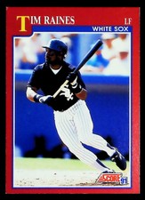 Tim Raines 1991 Score Traded #10T White Sox
