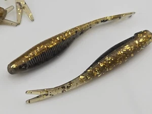 (20)-2" Sábalo Trazador "Ojo de Tigre" Crappie Panfish Plantilla Grub Shad - Imagen 1 de 3