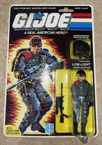 G.I. JOE 1986 Low Light MOC Sealed!! ARAH Check It Out !! Cover
