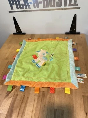 Manta de seguridad para bebé Taggies Cow Lovey Signature Collection Mary Meyer satinada Foto 1 de 4