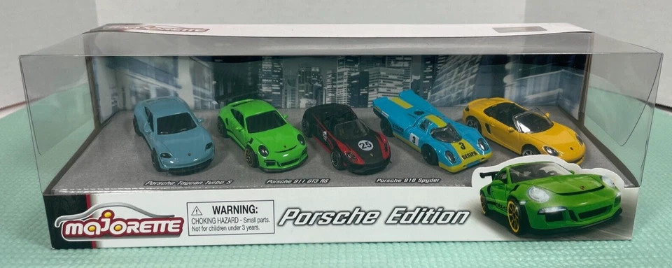 Majorette Porsche 5pk 1 64 Scale Die-Cast Vehicles