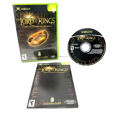 The Lord of the Rings The Fellowship of the Ring Xbox Video Game Complete Tested - Image 1 of 4
