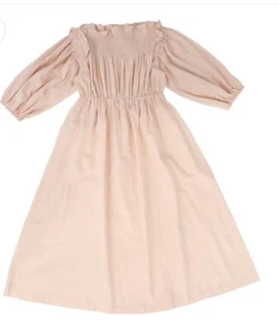 Girls Minimal Brand pink smocked dress size 14 - Picture 1 of 2