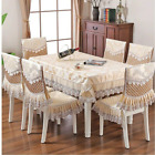Classical Jacquard Tablecloths Chair Cover For Dinning Lace TableSet Cover Chair