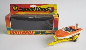 Matchbox Speed-Kings No. K-25, Power Boat & Trailer, - Superb N Mint Condition. - Picture 1 of 12