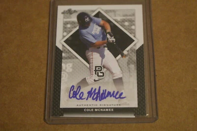 COLE MCNAMEE Autograph 2016 Leaf Perfect Game #1/1 Blank Back WAKE FOREST - Image 1 of 3