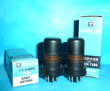 2 Truetone 6SK7 Tubes RCA Made Matched Date Codes NOS/NIB Free Shipping