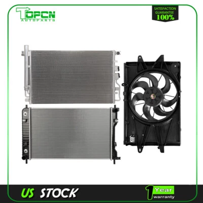 Engine Radiator Condenser Cooling Fan For 2010-2014 2015 Chevrolet Equinox 2.4L - Изображение 1 из 4