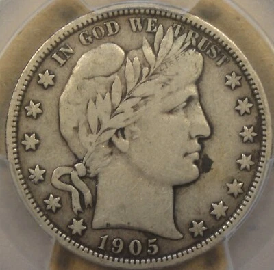 1905-O Barber Half Dollar 50c PCGS Certified VF20 - Image 1 of 4