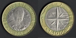 San Marino 1000 lire, 1999 - Picture 1 of 1