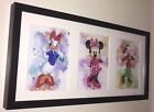 Disney pictures Framed 3 in 1  multi Picture Size 20.5 X 10 Inches 35mm Deep 