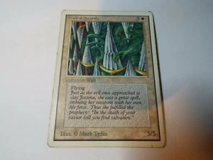 MAGIC THE GATHERING UNLIMITED CARD WALL OF SWORDS pl - Picture 1 of 2