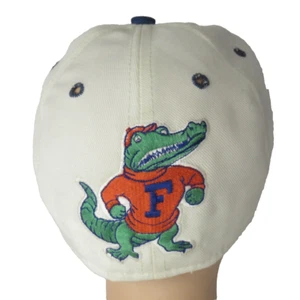 Gorra ajustada bordada University Of Florida Gators 7 1/8 vintage blanca EE. UU. - Imagen 1 de 8