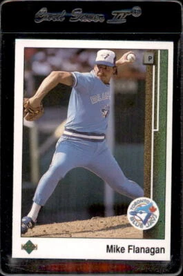 1989 Upper Deck #385 Mike Flanagan Toronto Blue Jays - Nice Card! - Image 1 of 2