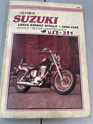 Suzuki LS650 SAVAGE MONOCILÍNDRICO CLYMER Manual de servicio M384 1986-1988 Foto 1 de 3