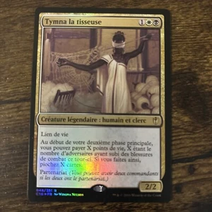 MTG Magic The Gathering Tymna The Weaver Foil Commander FRENCH - Picture 1 of 2