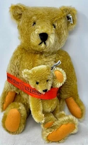 Steiff Mama & Baby Bear Set 101st Anniversary Ltd Edt 4851/ 8,000 1981 COA NIB - Picture 1 of 18