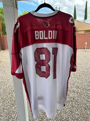 Anquan Boldin 81 Arizona Cardinals Reebok NFL Football Authentic Jersey XXL 2XL Cover