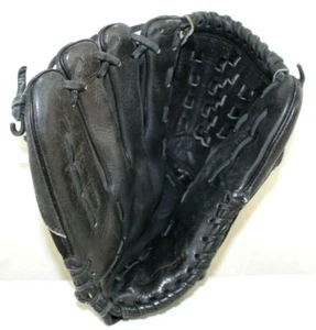 Easton Salvo SVS125 Soft Black Leather 12.5" LHT Slowpitch Softball Glove Mitt - Picture 1 of 7