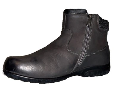 Nuevo Propet Para Mujer Darley Moda Bota Gris Cuero Botín Botín 9.5 EE. UU. W Foto 1 de 4