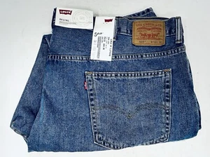 Levi's Herren 505 Straight Fit Denim Blau Jeans 50x30 - Neu mit Etikett! Schön! - Bild 1 von 7