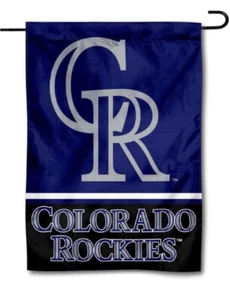 Colorado Rockies Double Sided Garden Lawn Flag 12” x 18” MLB New In Package - Picture 1 of 5