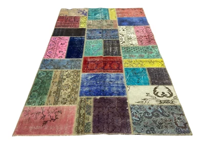 Vintage Patchwork Rug, Handmade carpet, Area Rug - Image 1 of 3
