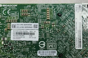 Carte d'interface réseau originale Broadcom BCM957454-P425GSL 4x25G 4 ports 01PE770 - Photo 1/4