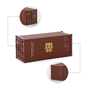Evemodel HO Scale 1:87 20ft Shipping Container 20' Cargo Box (pack of 3) C8726 - Picture 1 of 20