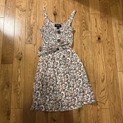 Vestido floral Amy Byer tamanho 10 para meninas - Imagem 1 de 3
