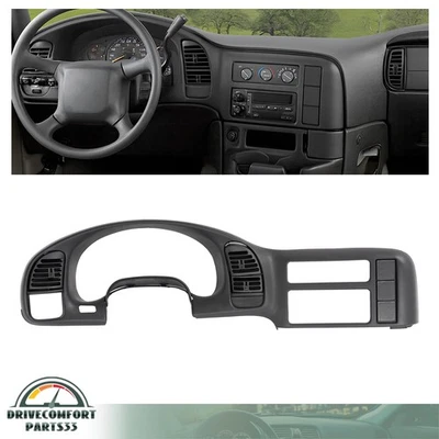 Gray Gauge Cluster Dash Radio Bezel For 1996-2005 Chevrolet Astro/ GMC Safari - Image 1 of 4