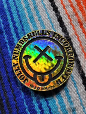 Vintage Pog Jolly Numbskulls Incorporated WPF 1994 Slammer #23 - Image 1 of 3