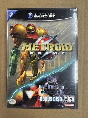 Metroid Prime [With Echoes Bonus Disc] Nintendo Gamecube New Factory Sealed Mint - Image 1 of 3