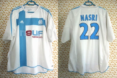 Maillot Olympique Marseille 2004 Nasri #22 Adidas Neuf Telecom OM domicile - XXL - Photo 1/4