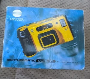 Minolta Weathermatic Dual 35 Camera Underwater Waterproof 35mm Film New In Box - Bild 1 von 2