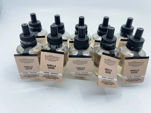 bath and body works (10 Pc) VANILLA SUEDE Wallflower Refill Bulbs New! - Picture 1 of 2