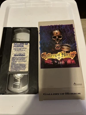 Gallery of Horror. VHS. Horror. Rare. Academy Entertainment. Full Flaps. - Image 1 of 3