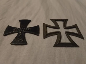 Metall Teile - Eisernes Kreuz / EK / EK1o.2 - 1.o.2WK / WK1 / WK2 /RK - Deutsch? - Bild 1 von 11