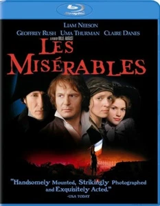 Les Misérables (Blu-ray Disc, 1998) New, Uma Thurman, Claire Danes, Liam Neeson - Picture 1 of 2
