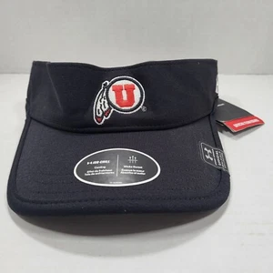Utah Utes Small/Medium Under Armour Iso-Chill Black Visor On-Field Team Issued - Picture 1 of 10