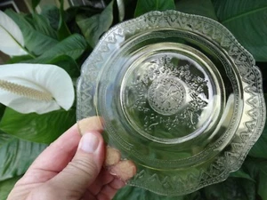 Federal Amber Depression Glass Patrician (Spoke) Bread & Butter Plate(s) VGUC - Picture 1 of 10
