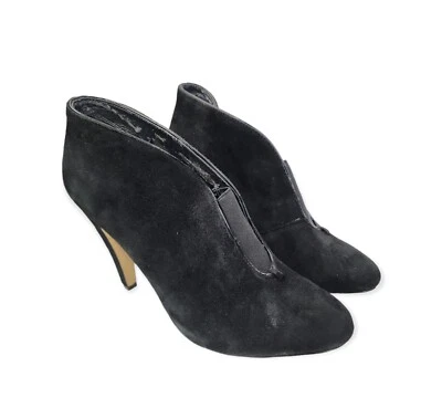 Adrienne Vittadini женщин 8 черная замша ботильоны 'ANGIE' высокий каблук ботинки - Изображение 1 из 4
