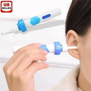 Safety Electric Cordless Vacuum Ear Cleaner Wax Remover Painless Cleaning Tool - Picture 1 of 8