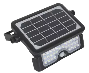 faro led solare per esterno con pannello faretto lampione da giardino sensore - Photo 1/4