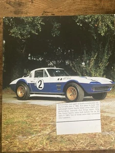 Book Clipping Photo Corvette Grand Sport Zora Duntov 1962/63 - Picture 1 of 1