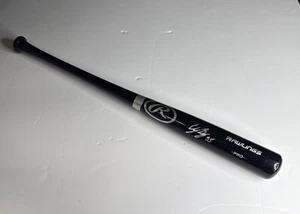 Cody Bellinger Signed Black Rawlings Baseball Bat Dodgers/ Yankees JSA - Picture 1 of 3