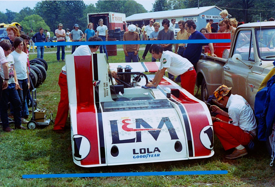 Lola T260 / Jackie Stewart driver  1971- 13x19 auto racing photo poster - Image 1 of 1