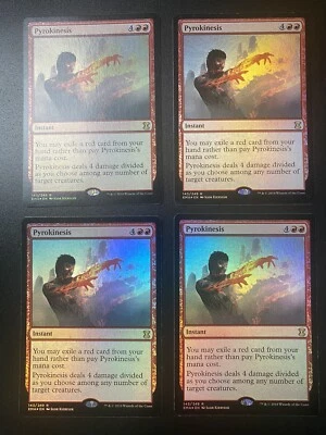 Pyrokinesis FOIL NM [Eternal Masters] Mtg Magic (X4) - Image 1 of 4