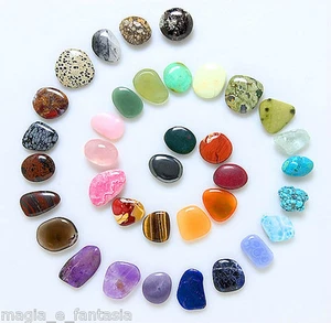LOTTO Pietre Burattate 100Gr Cristalloterapia Collezionismo CHAKRA FENGSHUI AURA - Bild 1 von 1