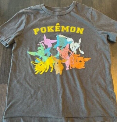 Gap Kid’s Dark Gray Pokémon Eevee Evolutions T-Shirt (S 6-7) - Image 1 of 4